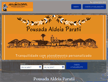 Tablet Screenshot of aldeiaparatii.com